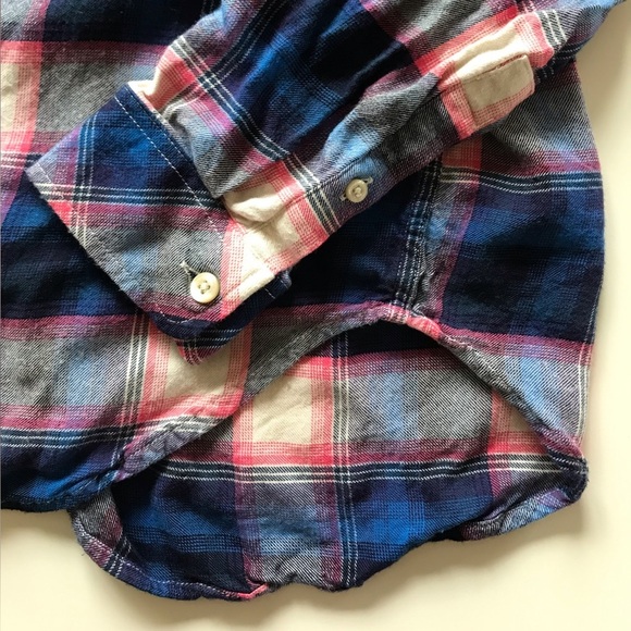 Gap + Pendleton | Women’s blue/pink/cream plaid button down shirt, size S - Picture 9 of 14
